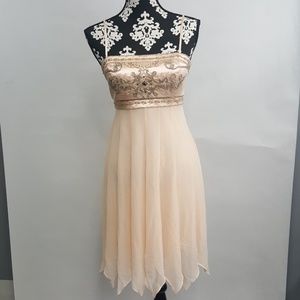 Cache Sequin/Beaded Dress